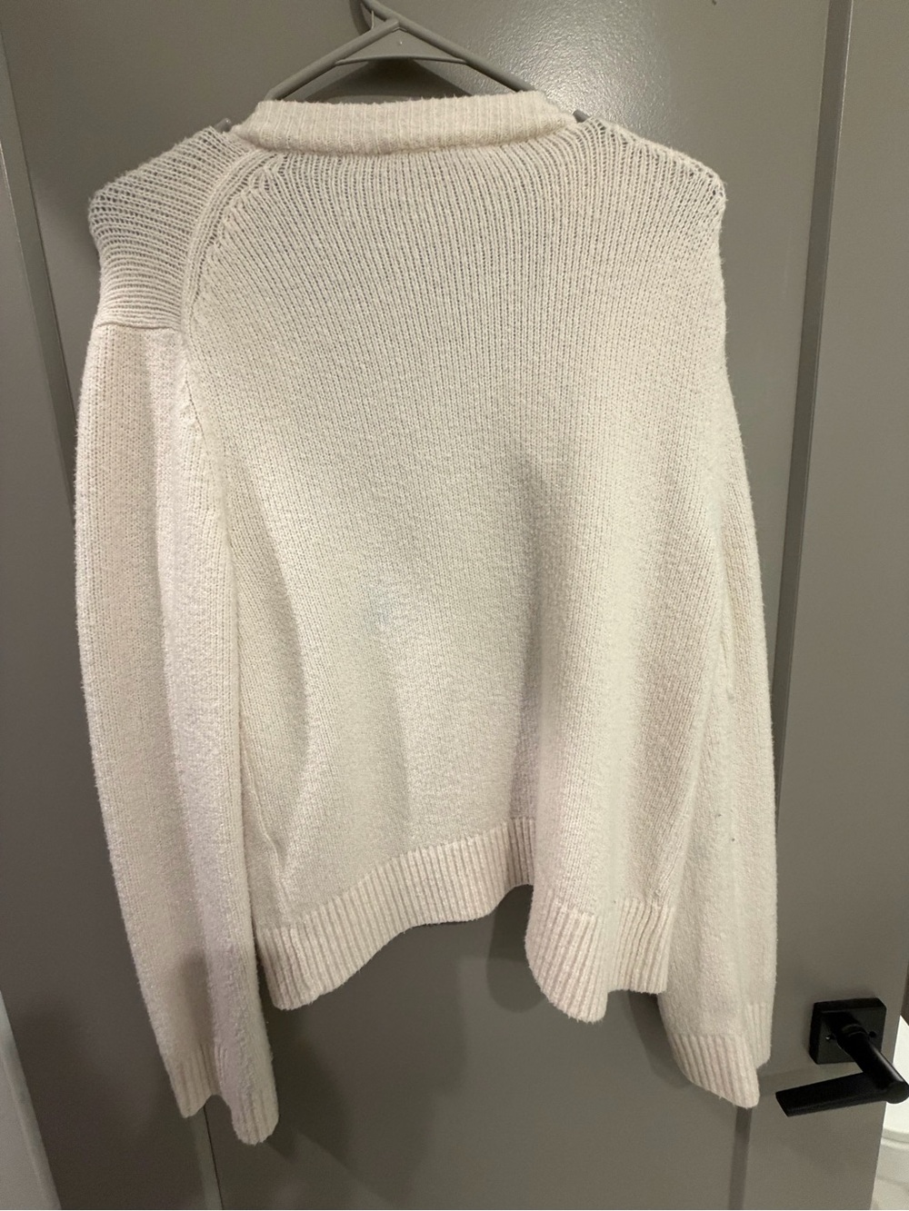 Abercrombie & Fitch Ivory Textured Button-Front Cardigan - Picture 3 of 4